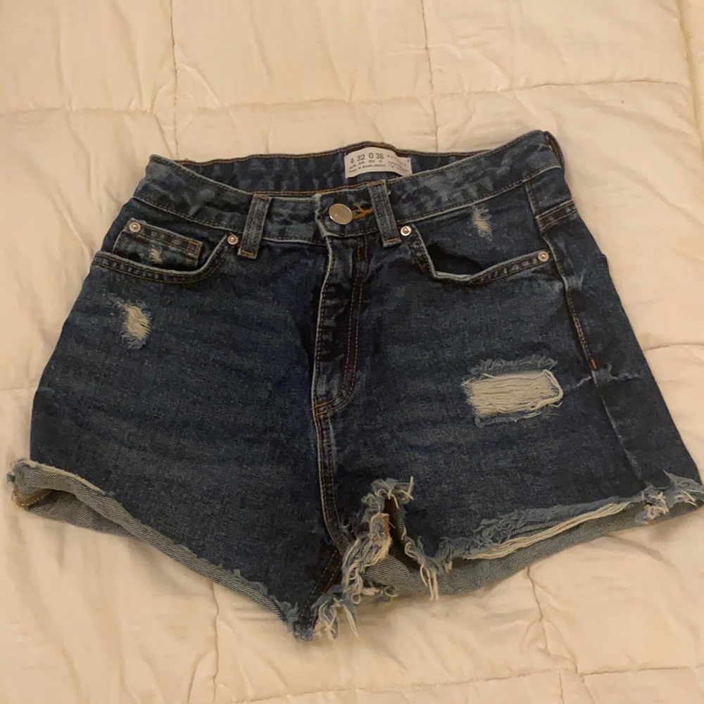 Denim shorts